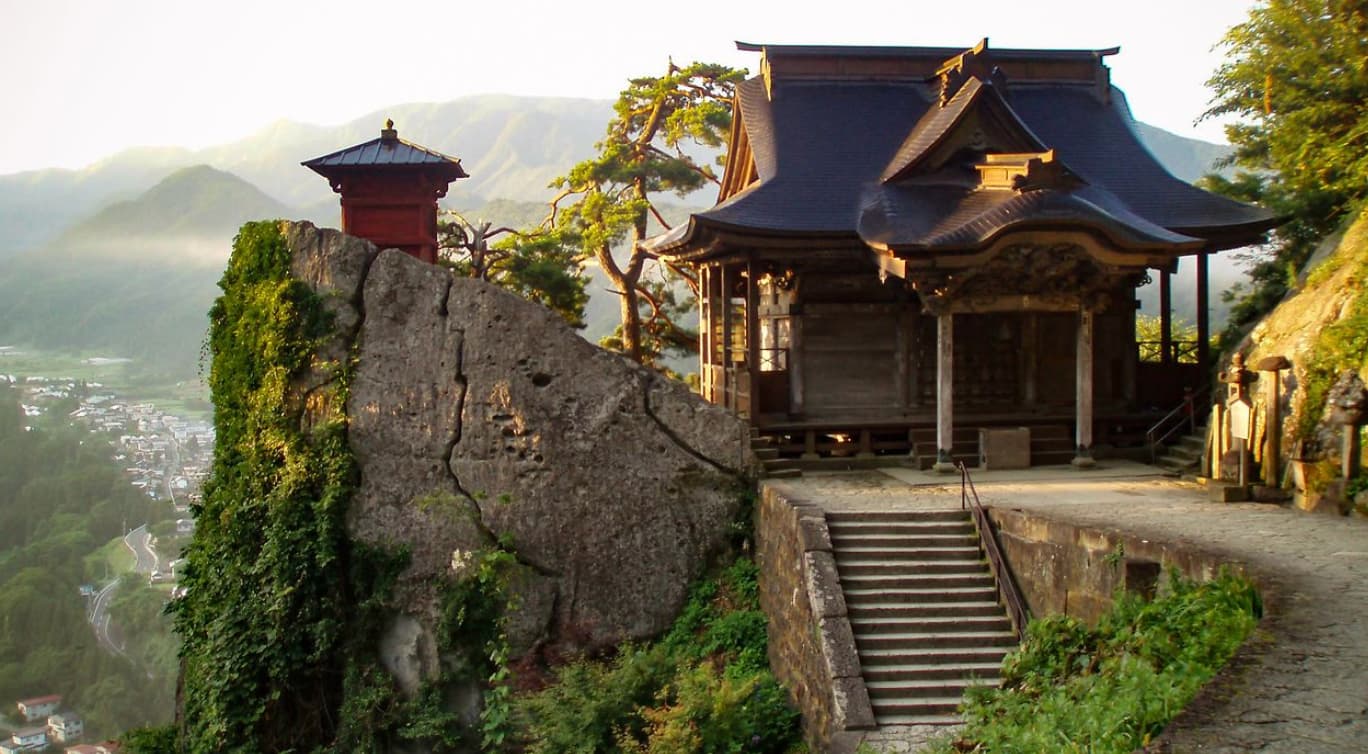 “Yamadera temple, Japan.”